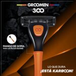 Maquina De Afeitar Groomen 300 + 1 Repuesto - Imagen 9