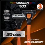 Maquina De Afeitar Groomen 300 + 1 Repuesto - Imagen 7