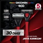Maquina De Afeitar Groomen 500 + 1 Repuesto - Imagen 7