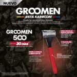 Maquina De Afeitar Groomen 500 + 1 Repuesto - Imagen 6