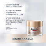 EUCERIN HYALURON-FILLER + ELASTICITY CREMA FACIAL DE NOCHE 50ML - Imagen 3