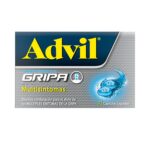 Advil Gripa Ibuprofeno Alivio De Múltiples Síntomas De La Gripa X 72 Caps