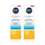 Protector Solar Nivea Control Brillo Tonomedio Fps50 50ml X2