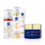 Combo Nivea Celullar Luminous Antiedad Rutina Completa