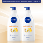 Nivea Crema Corporal Q10 Plus Reafirmante Vitamina C 1000ml x2 - Imagen 2