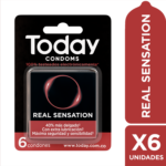 Today Condoms Real Sensation x6 Unidades