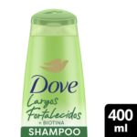 Shampoo Dove Largos Fortalecidos con Biotinas X 400ml