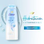Shampoo Dove Hidratación Vitamina A & E 400ml - Imagen 3