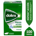 Dolex Avanzado Acetaminofen 500mg x100 Tabletas