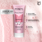 Espuma Faci Limpiadora Ponds Antimanchas Bright Miracle 100g - Imagen 7