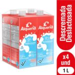 Leche Deslactosada Descremada Tetrapack 4unds x1L c/u - Imagen 2