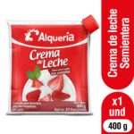 Crema de Leche Alqueria Semientera 400g - Imagen 2