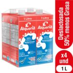 Leche Deslactosada Alqueria Tetrapack 4unds x1L c/u - Imagen 2