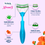 Schick Xtreme3 Mujer Hawaiian Tropic Maquina De Afeitar - Imagen 2