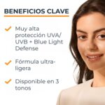 Protector Solar Eucerin Hydro Fluid Tono Medio FPS 50 x2 - Imagen 3