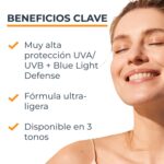Protector Solar Eucerin Hydro Fluid Tono Claro FPS 50 x2 - Imagen 3