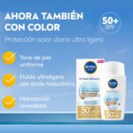 Protector Solar Nivea Fluido Tono Medio FPS50​ 40ML x2 - Imagen 3
