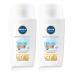 Protector Solar Nivea Fluido Tono Medio FPS50​ 40ML x2