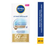 Protector Solar Nivea Ultraligero Tono Medio FPS50​ 40ML - Imagen 2