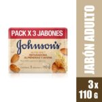 Jabón Johnson´s Avena Y Almendras 3 Uds X 110 Gr - Imagen 2