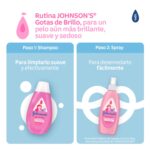 Spray para Peinar Johnson® Baby Gotas de Brillo 200ML - Imagen 4