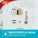 Gancho Ancla Baño Metálico Command - Imagen 2