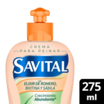 Crema para Peinar Savital ELIXIR de Romero, Biotina y Sávila 275ML