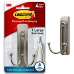 Gancho Ancla Baño Metálico Command