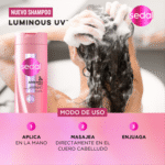 Shampoo Acondicionador Crema Peinar Sedal Glycolic Luminoso - Imagen 5