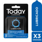 Today Condoms Lubricado x3 Unidades - Imagen 2