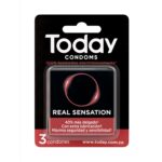 Today Condoms Real Sensation x3 Unidades