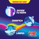 Detergente En Polvo Fab Ultra Flash Color x 1000gr - Imagen 4