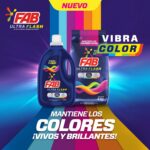 Detergente En Polvo Fab Ultra Flash Color x 1000gr - Imagen 3