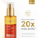 Óleo Capilar Dove Bifásico UV Repair Glow Felurico x3 - Imagen 4