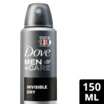 Desodorante Dove Hombre Aerosol Invisible Dry 150ml 3und - Imagen 2
