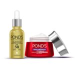 Crema Hialurónica Ponds y Serum Bloqueador solar