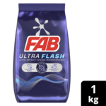 Detergente En Polvo Fab Ultra Flash x 1000gr