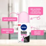 Desodorante Antimanchas para Mujer Nivea Black & White Invisible Clear Roll on 50 ml - Imagen 5