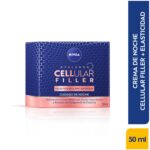 Nivea Crema facial de noche antiedad Hyaluron Cellular Filler + Elasticidad & Antigravedad 50 ml - Imagen 2