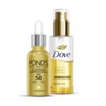 Oleo CapilarDove Termoprotector+Protector Facial Serum Ponds