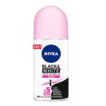 Desodorante Antimanchas para Mujer Nivea Black & White Invisible Clear Roll on 50 ml