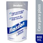 Mansion Cera para pisos Máximo Brillo Todo Color 800ml - Imagen 2