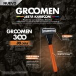 Pack Maquina De Afeitar Groomen 300 + 1 Repuesto X3 - Imagen 6