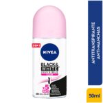 Desodorante Antimanchas para Mujer Nivea Black & White Invisible Clear Roll on 50 ml - Imagen 2