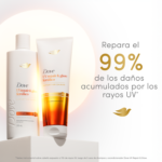 Acondicionador Dove UV Repair Glow Felúrico - Imagen 2