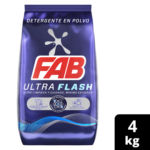 Detergente Polvo FAB ULTRA 4KG
