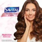 Shampoo Acondicionador Savital Vitaminas E, B3, B5 Biotina - Imagen 6