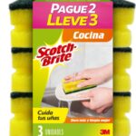 Esponja Salvauñas P2LL3 Scotch Brite
