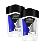 Combo 2 Desodorantes Hombre Rexona Clinical Soft Solid