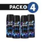Pack 4 Desodorante Axe Aerosol Fragancia Blue Lavender